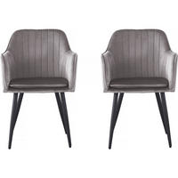 STUHL & BARHOCKER velma Grau - Grau, Textil (57/80/56cm) - Habitat Garten