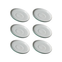 KAFFEEUNTERTASSEN Jasper grün ø 15.0 cm 6er Set - Grün, Keramik (15cm) - Ritzenhoff Breker