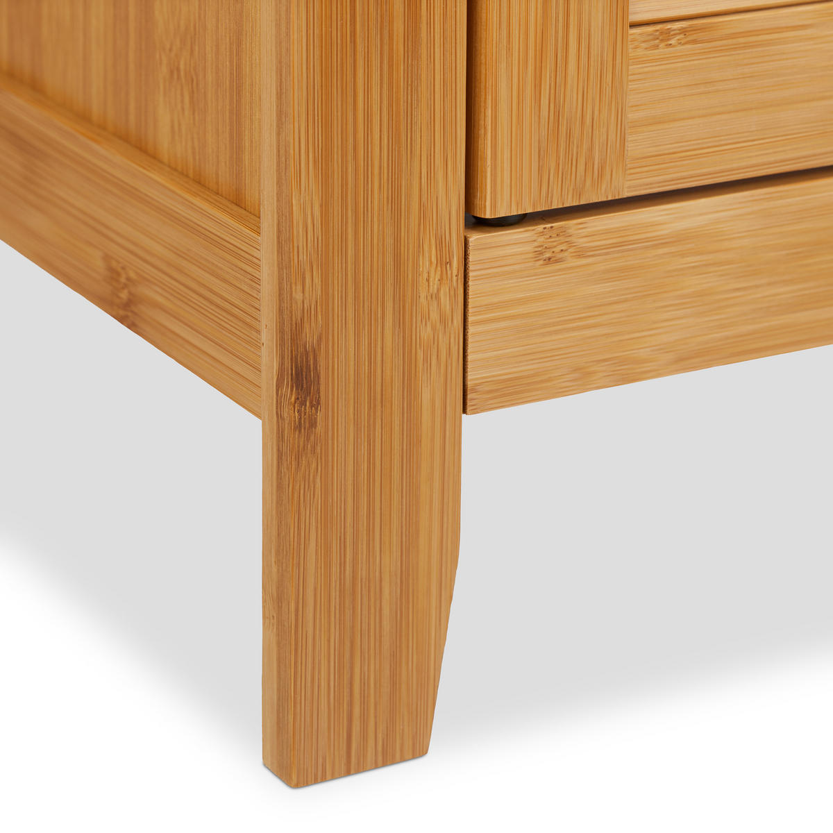WASCHBECKENUNTERSCHRANK - Hellbraun, Holz (67/60/30cm) - Relaxdays