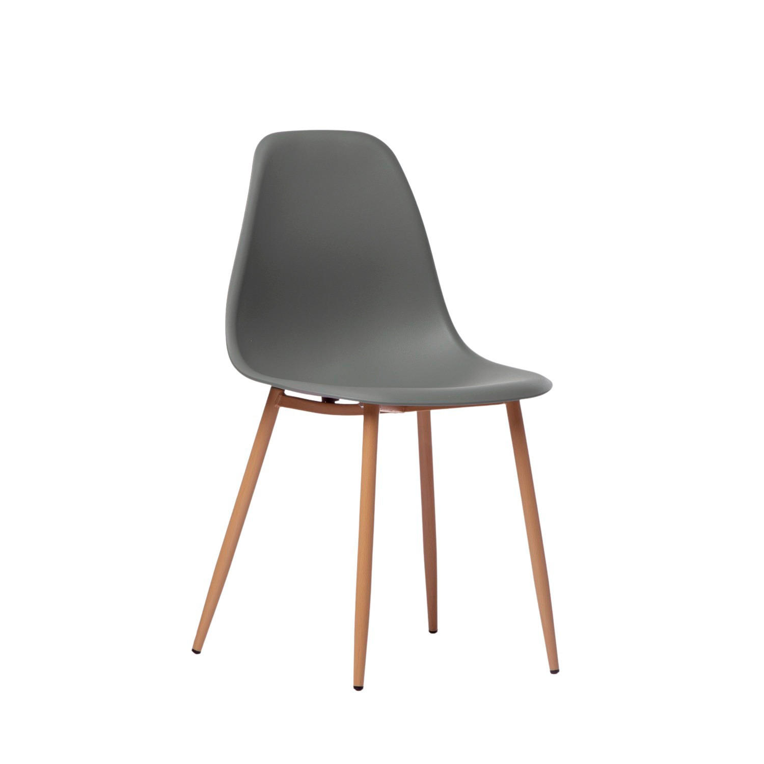 STUHL FÜR DRAUSSEN Nina Grau 45 cm x 80 cm - Grau, Kunststoff (45/80/53cm)