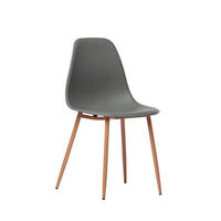 STUHL FÜR DRAUSSEN Nina Grau 45 cm x 80 cm - Grau, Kunststoff (45/80/53cm)