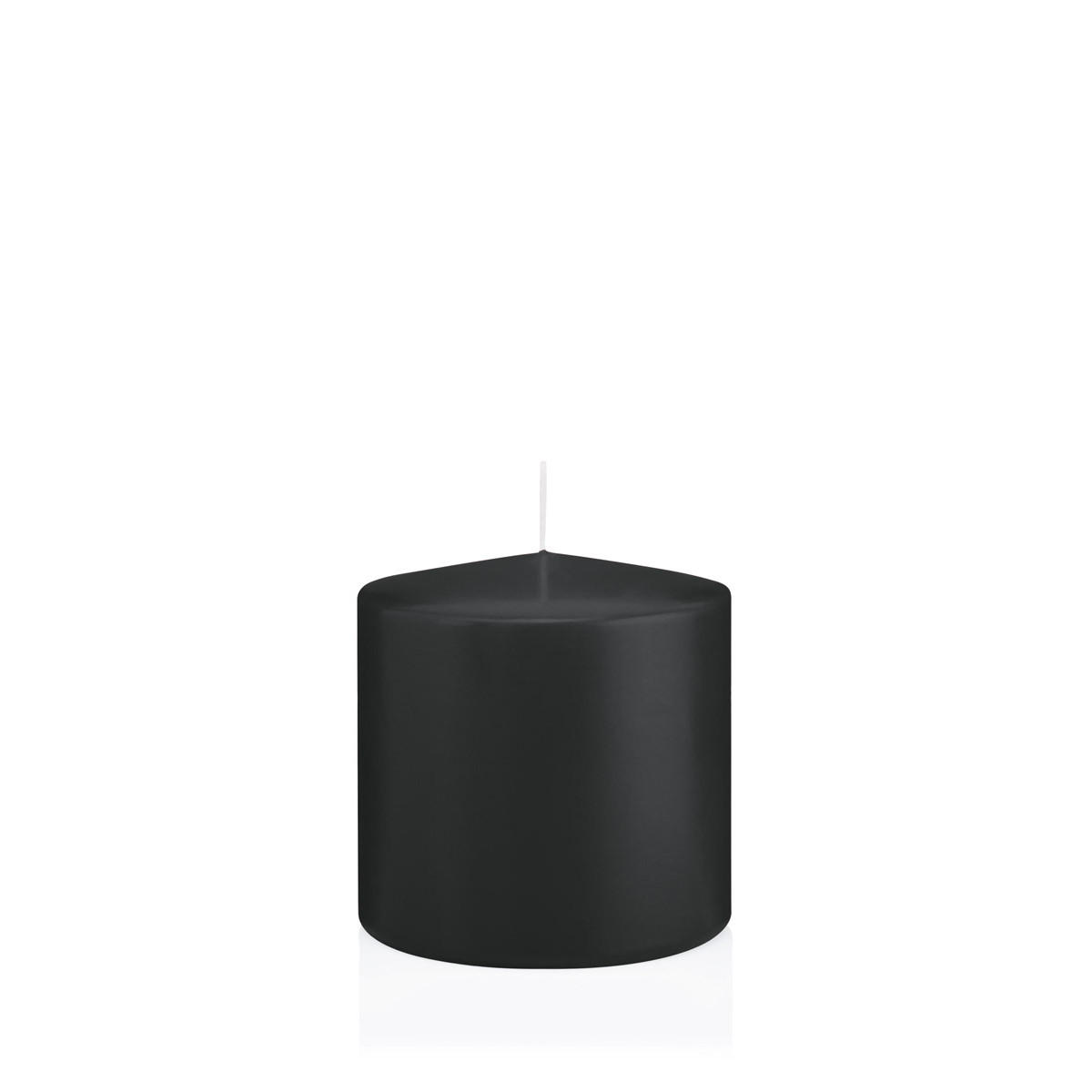 Wiedemann Kerzen Stumpenkerzen Schwarz 10 cm