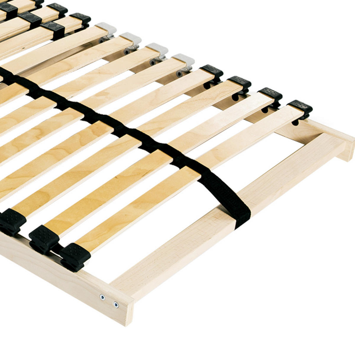 BETT-LATTENROST Haltbar 185/80 cm Braun Massivholz Buche - Braun, Holz (80/190cm) - vidaXL