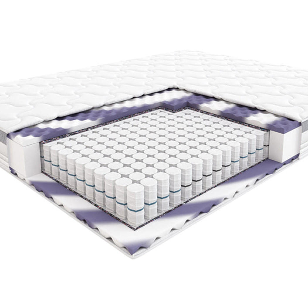 TASCHENMATRATZE Cha-Cha im Tencel New-Bezug - Weiß, Textil (90/200cm) - Hilding