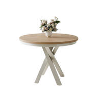 ESSTISCH LOFTO Eiche craft+ Kaschmir - Eichefarben/Schwarz, Holzwerkstoff/Metall (100/100/77cm) - Compleo24