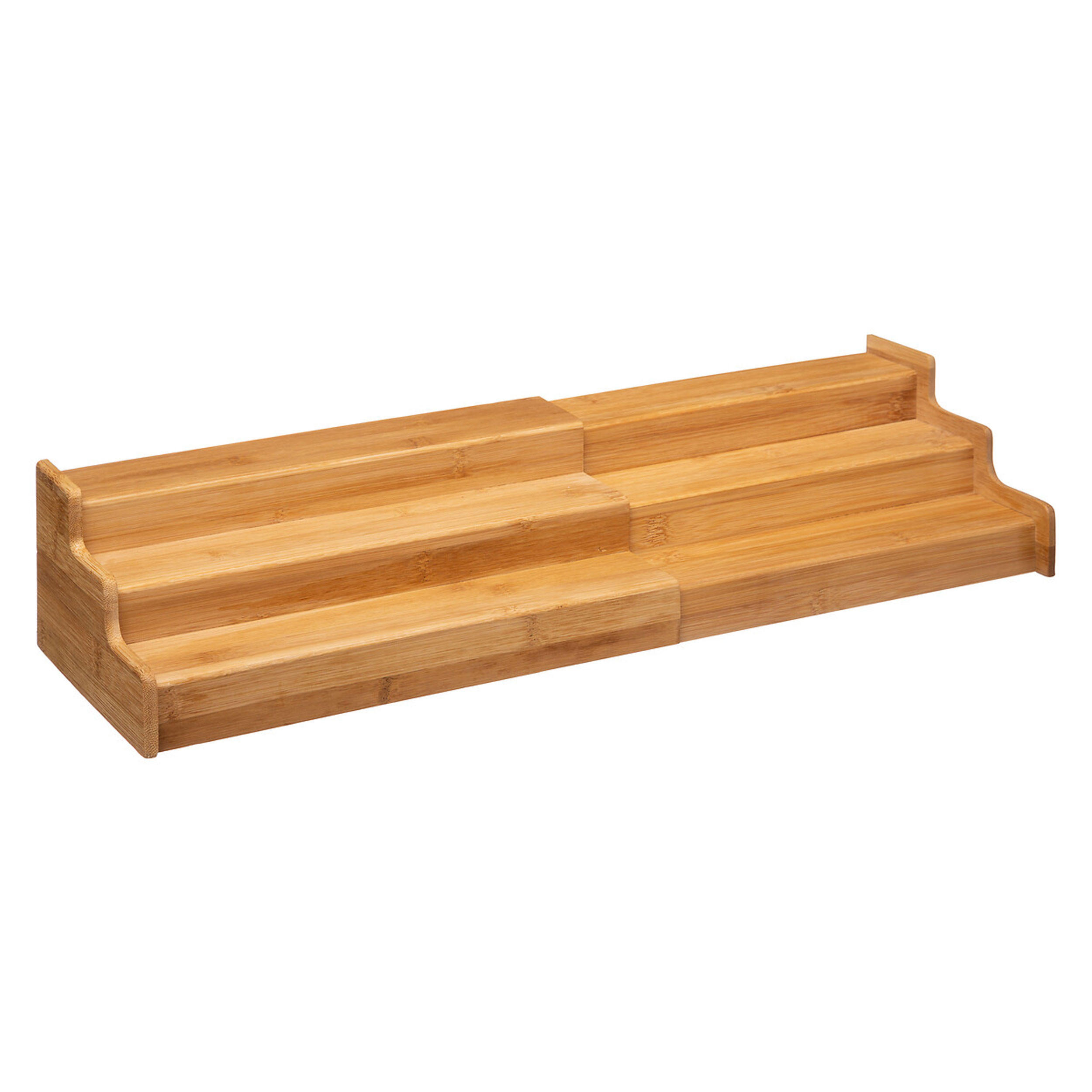 GEWÜRZREGAL Ausziehbar, Bambus, 31-50 cm - Braun, Holz (19.5/11.2/32.5cm) - 5five Simply Smart