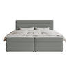 BOXBETT Alegre Grau Chenille 160/200 cm - Schwarz/Grau, Kunststoff/Textil (160/200cm) - Selsey