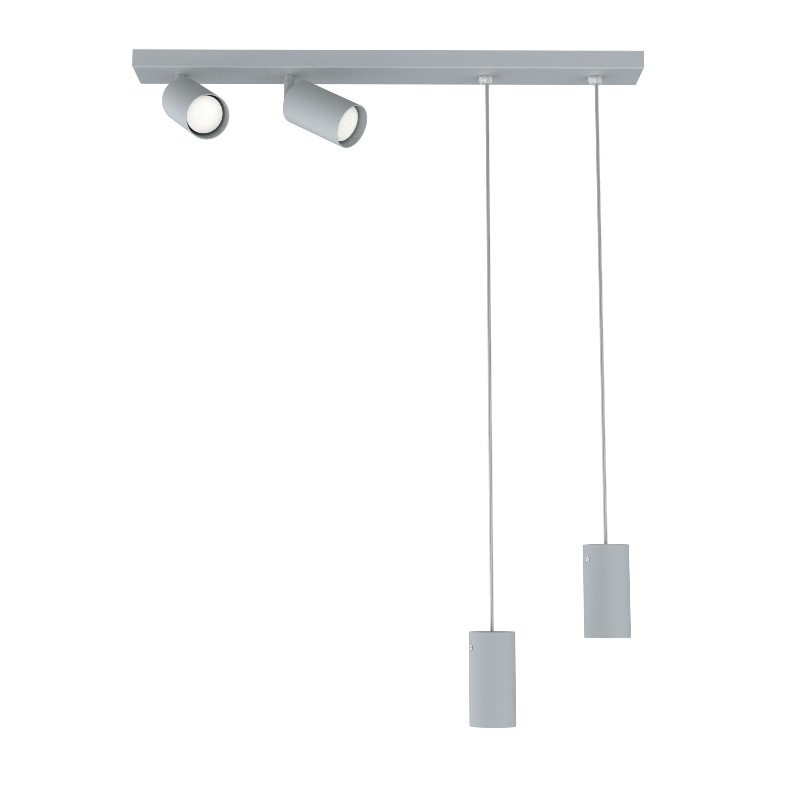 STRAHLER - Grau, Glas (6/70/120cm) - Lumicom