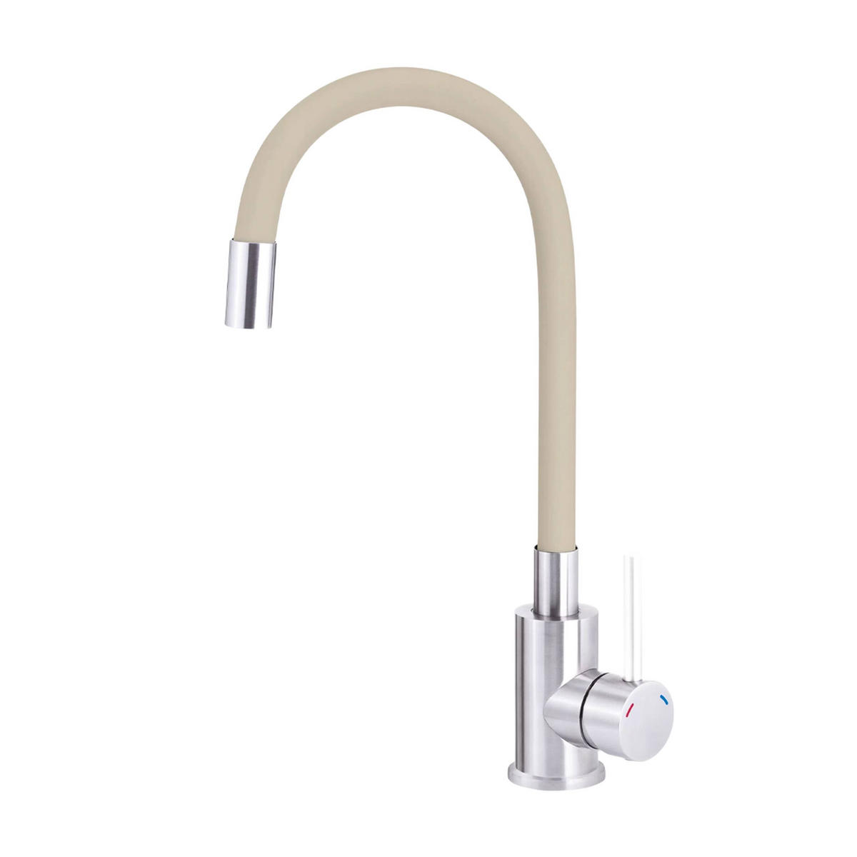 SPÜLUNTERSCHRANK 60cm mit Spüle + Armatur + Siphon Eichenfarbe - Eichefarben, Holzwerkstoff (60/82/50cm) - Stamar