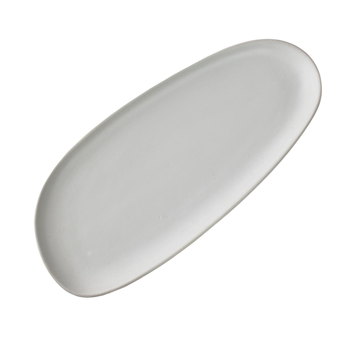 SERVIERPLATTE Basic Nature Weiß 31,5x14x2,5 cm Keramik - Weiß, Keramik (14/2.5/31.5cm) - Mondex