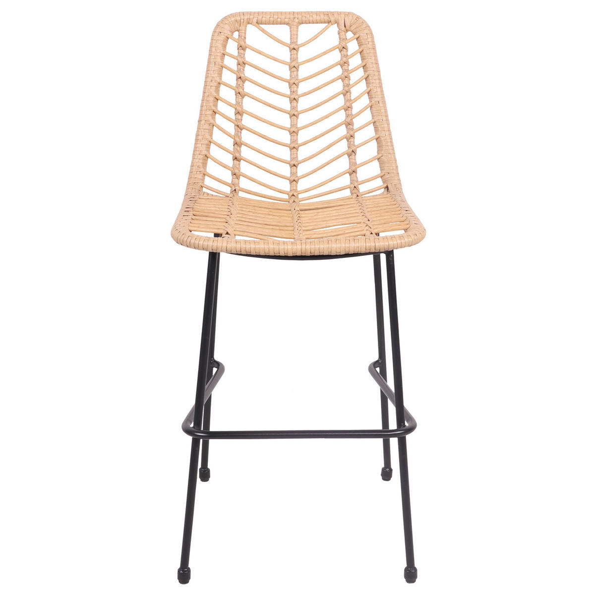 BARHOCKER Oka 2er-Set - Braun, Kunststoff (45.5/98.5/64.5cm) - Happy Garden