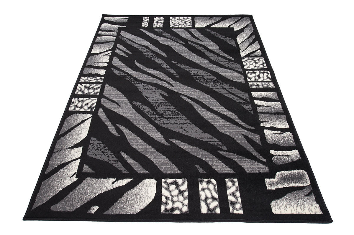 TEPPICH DREAM Dunkelgrau Schwarz 250/300 cm - Dunkelgrau/Schwarz, Textil (250/300cm) - Tapiso