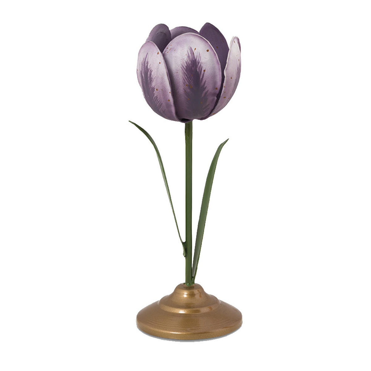 KERZENHALTER 2er-Set Tulpe s metal lilac - Flieder, Metall (7.5/21/7.5cm) - Pip Studio