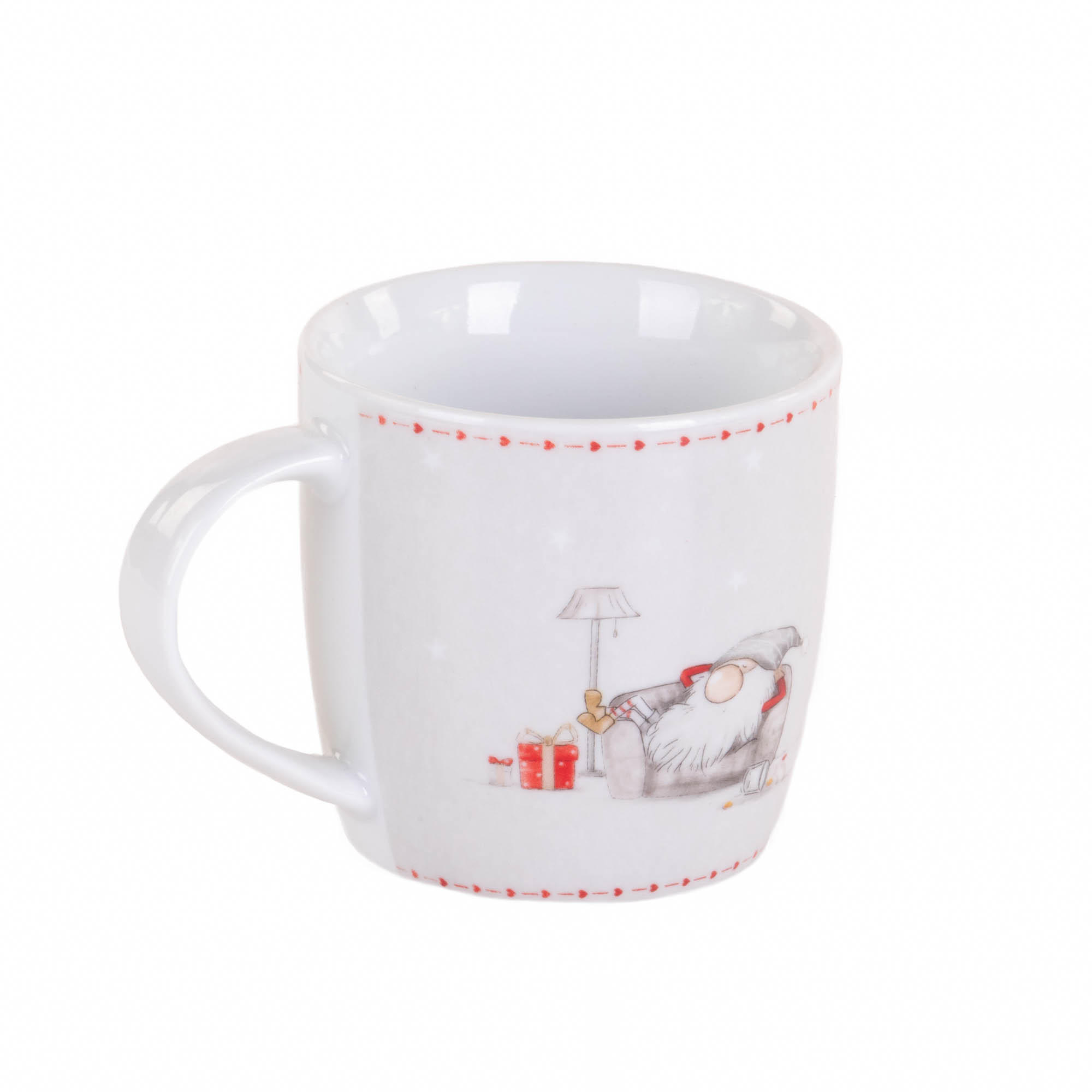 BECHER Fiete 330 ml - Weiß, Keramik (330L) - Boltze Home