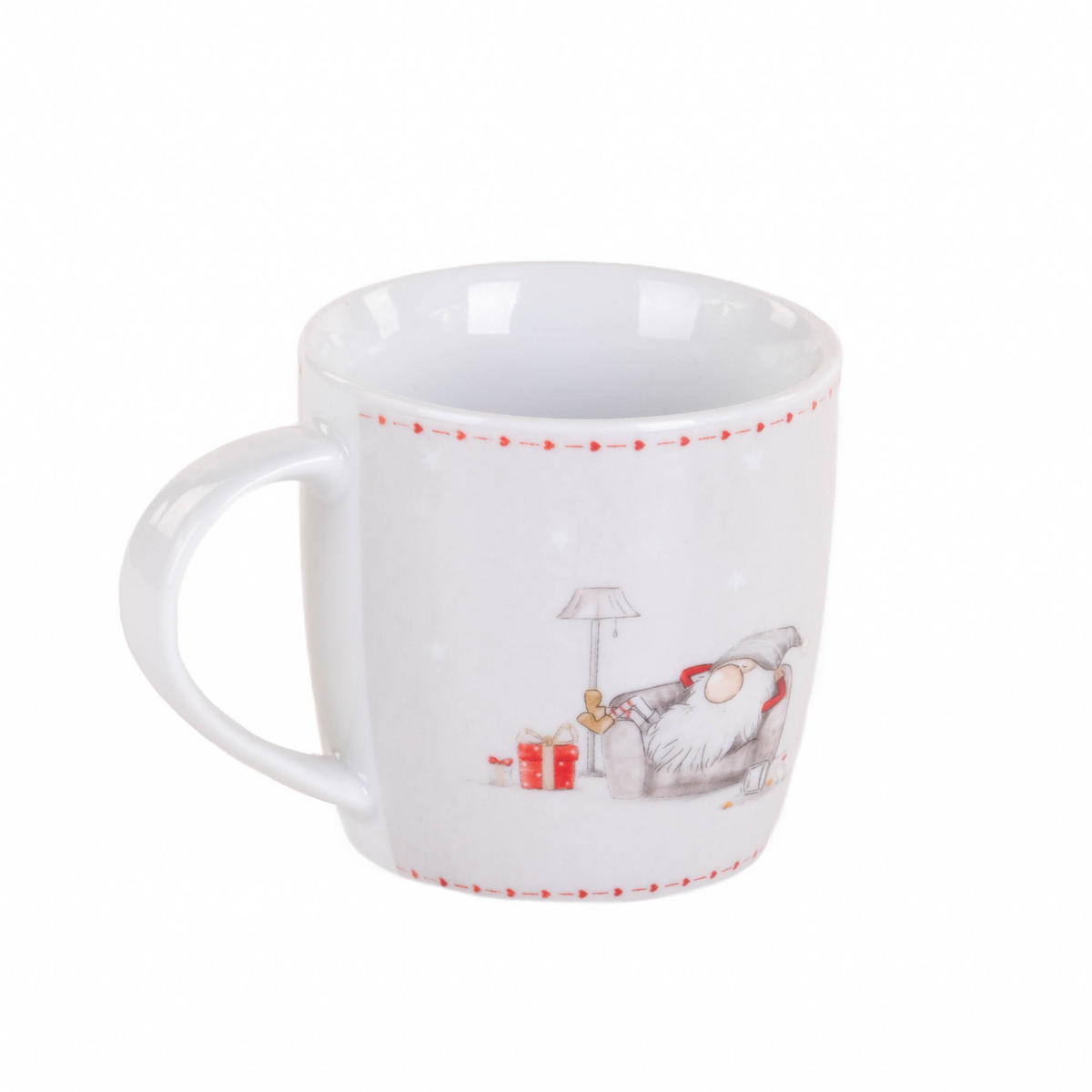 BECHER Fiete 330 ml - Weiß, Keramik (330L) - Boltze Home
