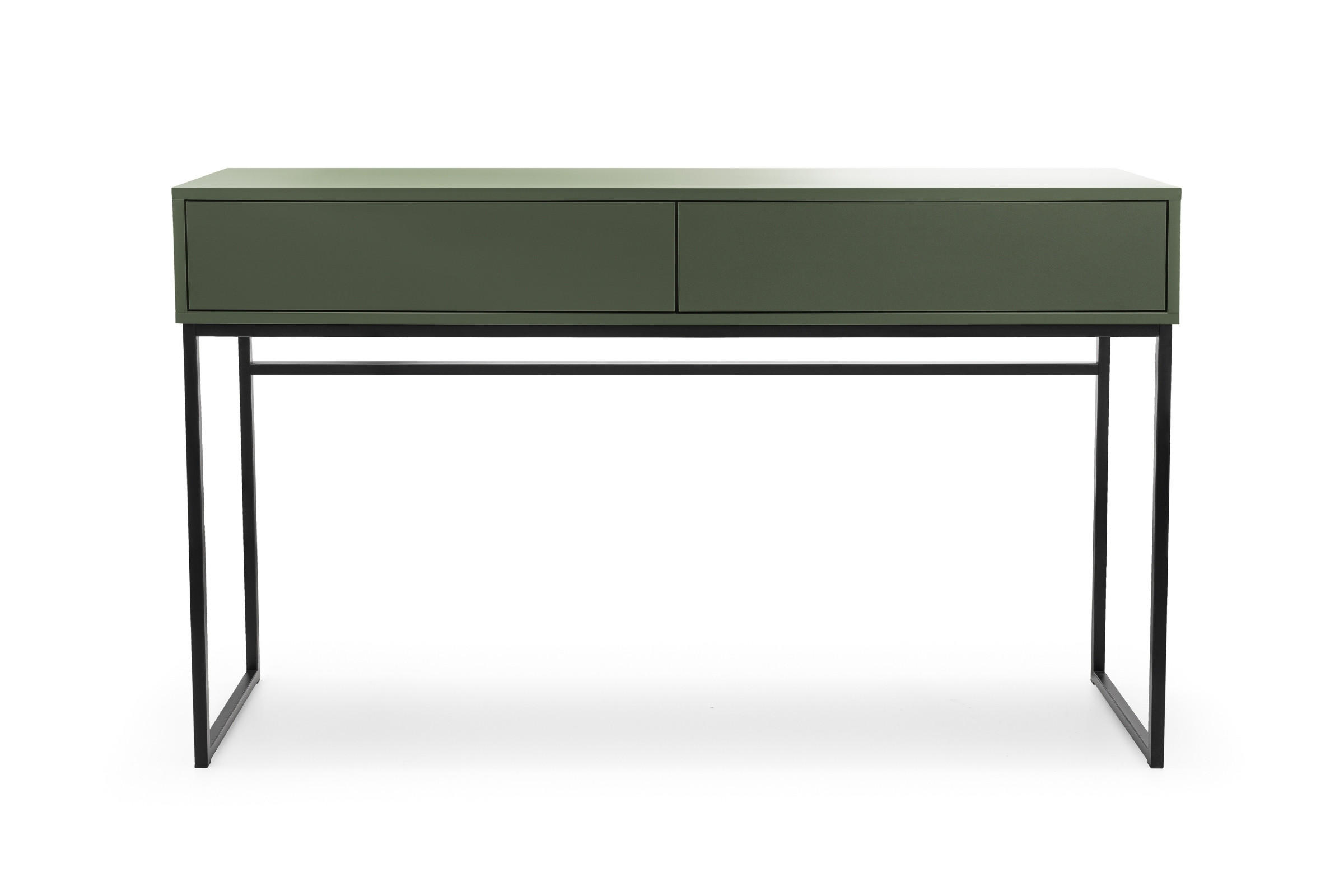 SCHMINKTISCH GENEVE 137/83/37 cm in Dunkelgrün - Dunkelgrün, Holzwerkstoff (37/137/83cm) - Deine Möbel 24