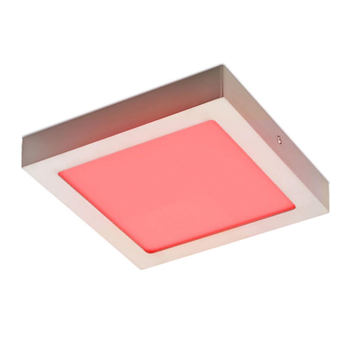 LED PANEL Tinus Silber Metall Acryl - Silberfarben, Metall (22.5/22.5/3.5cm)