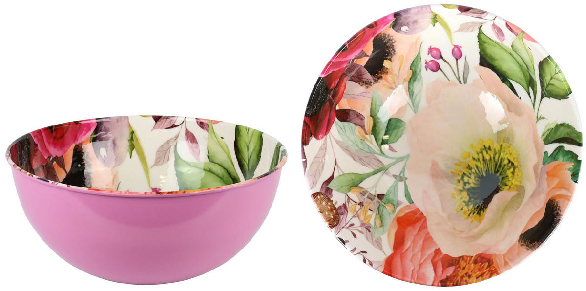 SCHALE Sea of blossom rosa - Multicolor, Metall (14cm) - FURNARO