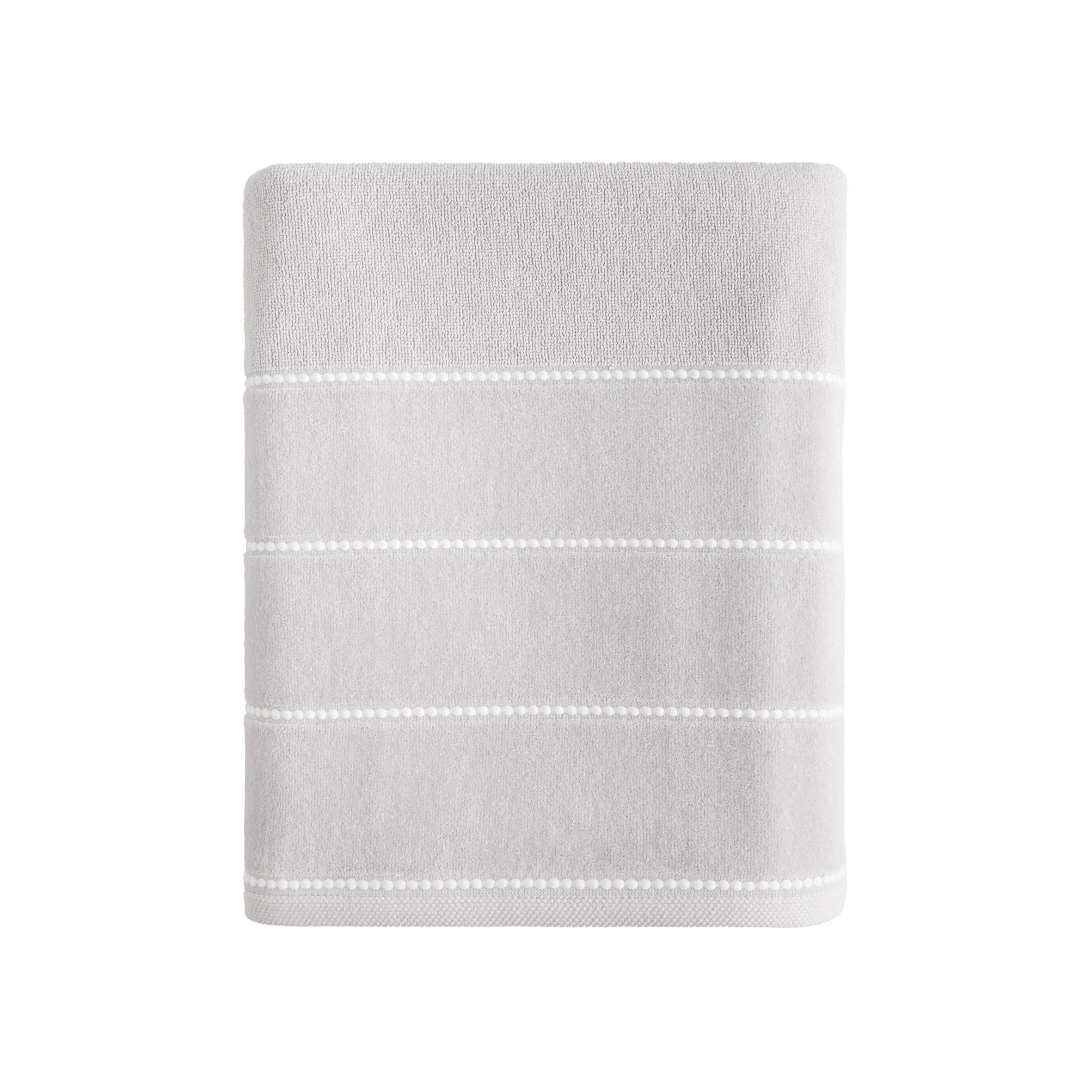 BADETUCH Velly - Hellgrau, Textil (90/140cm) - home&you