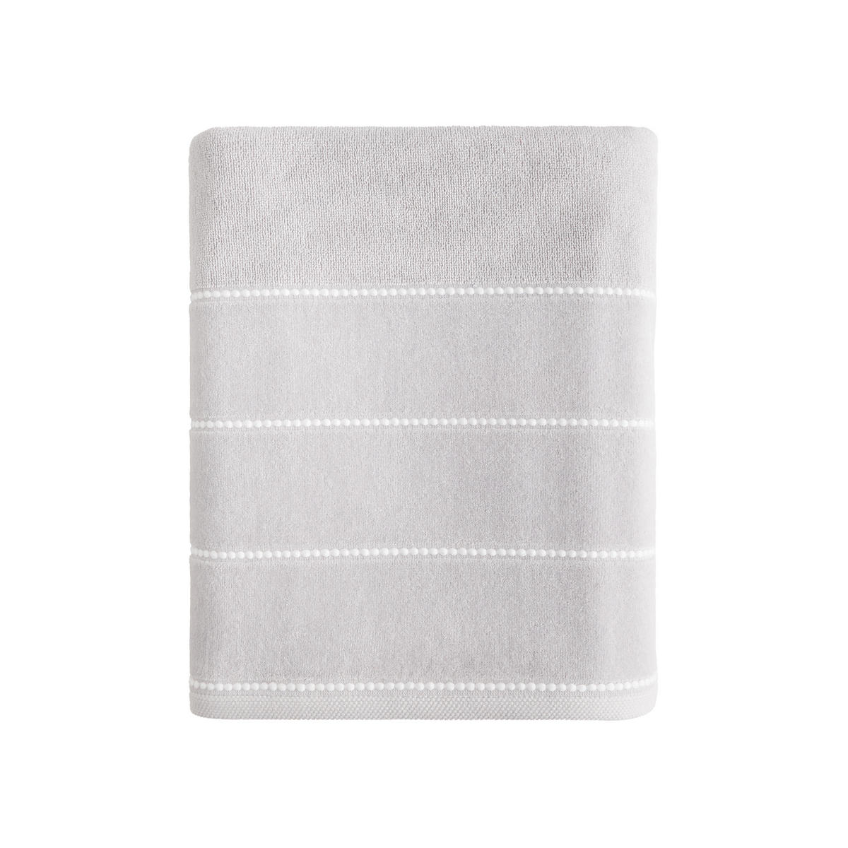 BADETUCH Velly - Hellgrau, Textil (90/140cm) - home&you