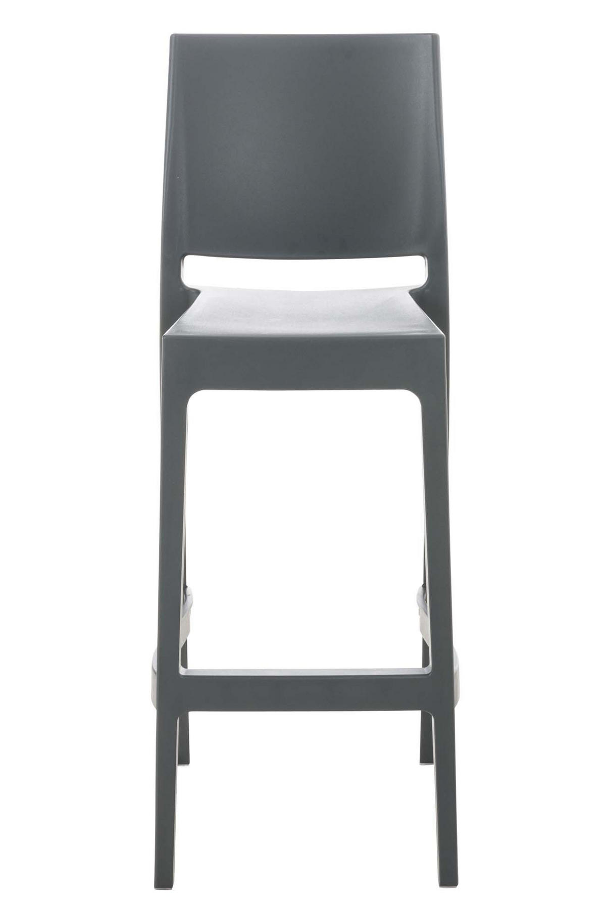 BARHOCKER Kunststoff dunkelgrau - Dunkelgrau/Grau, Kunststoff (45/105/51cm) - CLP