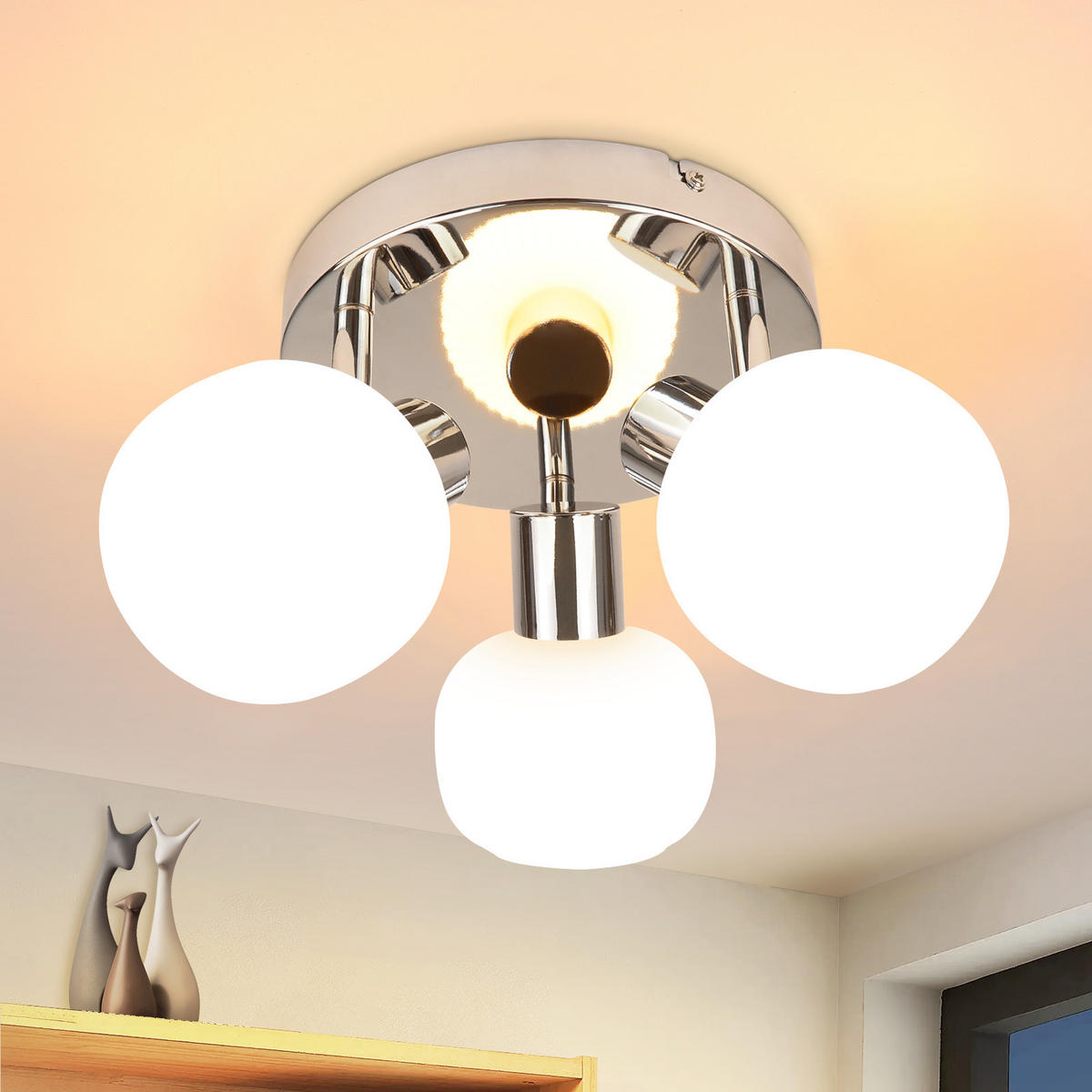 STRAHLER Finch 19/19/14 cm - Schwarz, Metall (19/19/14cm) - Nettlife