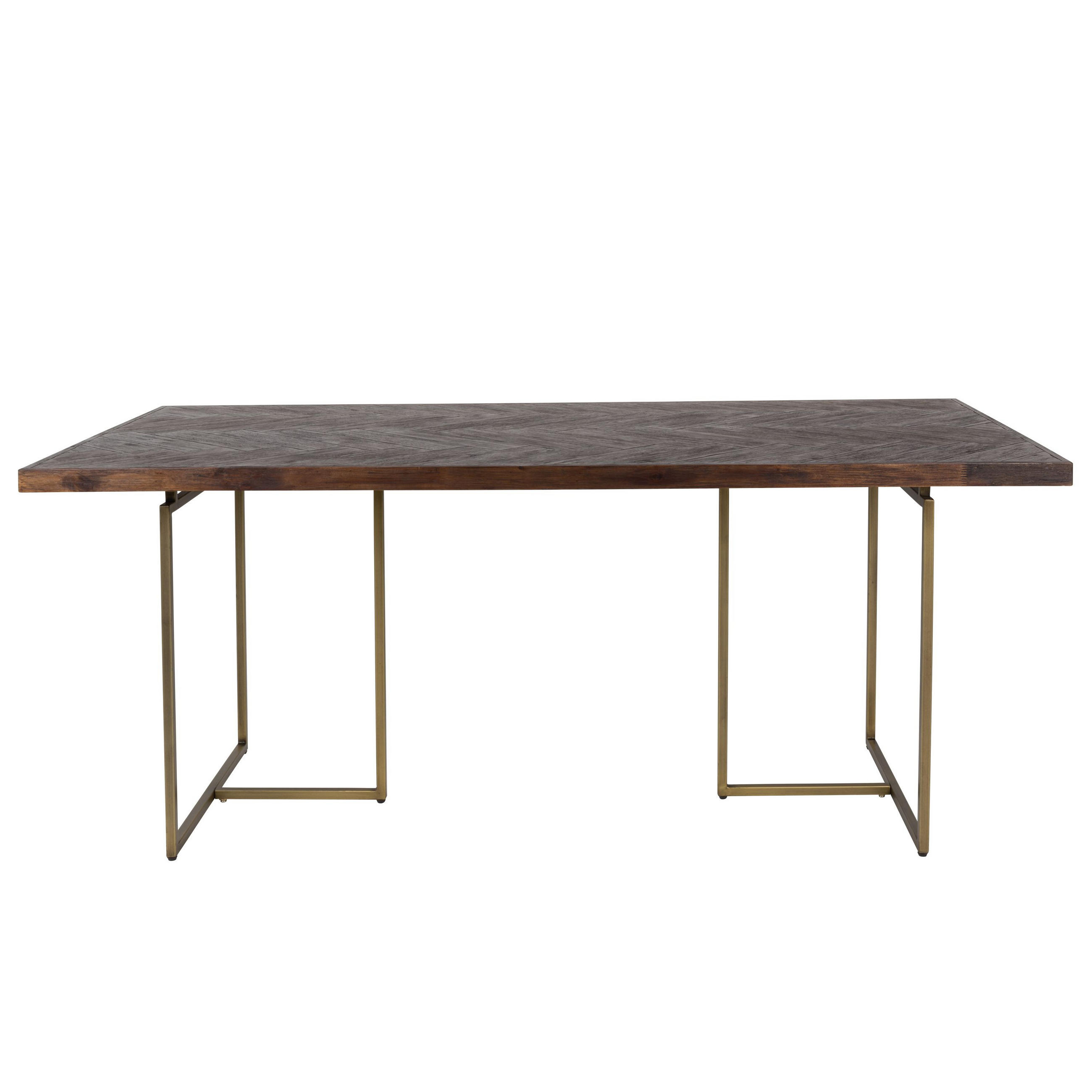 ESSTISCH Class 180x90 cm - Braun, Holz (180/90/75cm) - Dutchbone