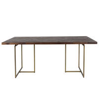 ESSTISCH Class 180x90 cm - Braun, Holz (180/90/75cm) - Dutchbone