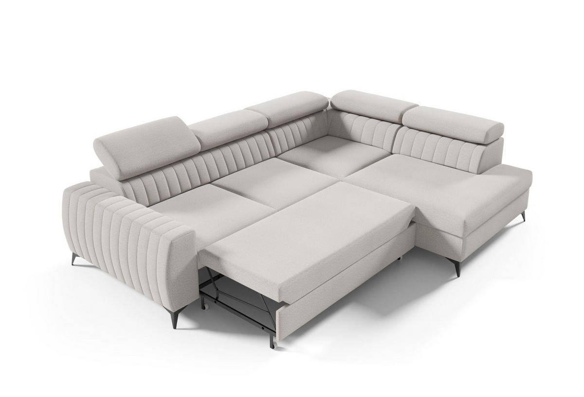 ECKSOFA Toronto - Dunkelgrün, Holzwerkstoff/Textil (270/200cm) - Fun Möbel