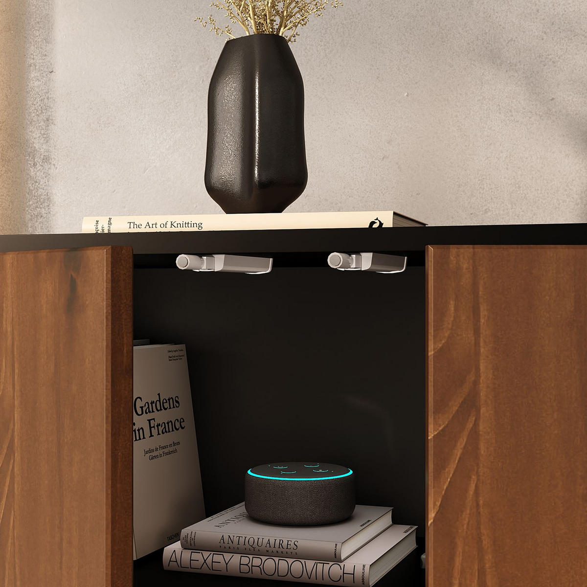 SIDEBOARD ARTO - Kastanienfarben, Holz (137/71/41cm) - IDIMEX