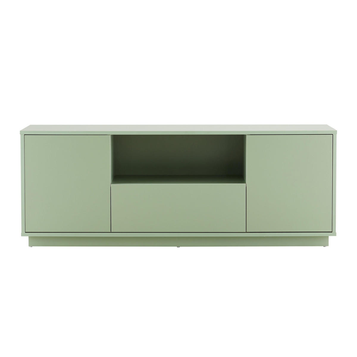 TV-SCHRANK 140 cm, Grün - Grün, Holz (40/52/140cm) - Oviala