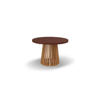 ESSTISCH LAMELLI Ausziehbar 110 - 210 / 110 x 76 cm - Eichefarben/Braun, Holz (110/110/76cm) - MASSENO