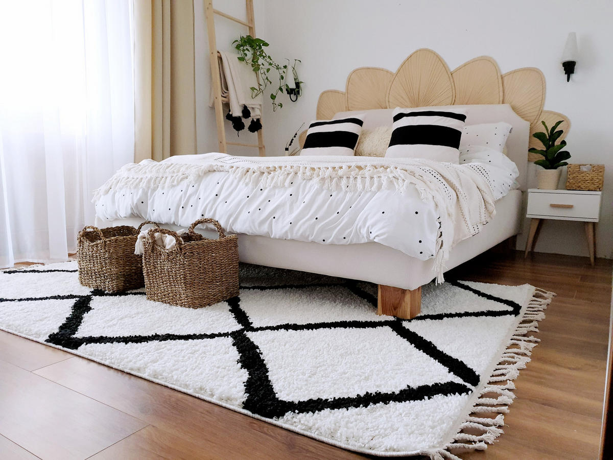 TEPPICH Berber 160/220 cm - Weiß, Textil (160/220cm) - rugsX