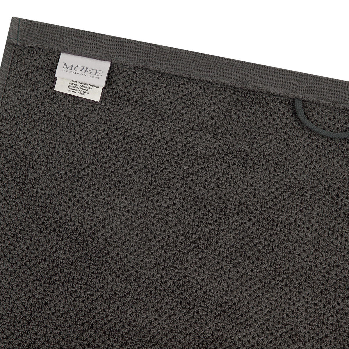 FROTTIERSET Bliss 4-teilig - Dunkelgrau, Textil (50/100cm) - MÖVE