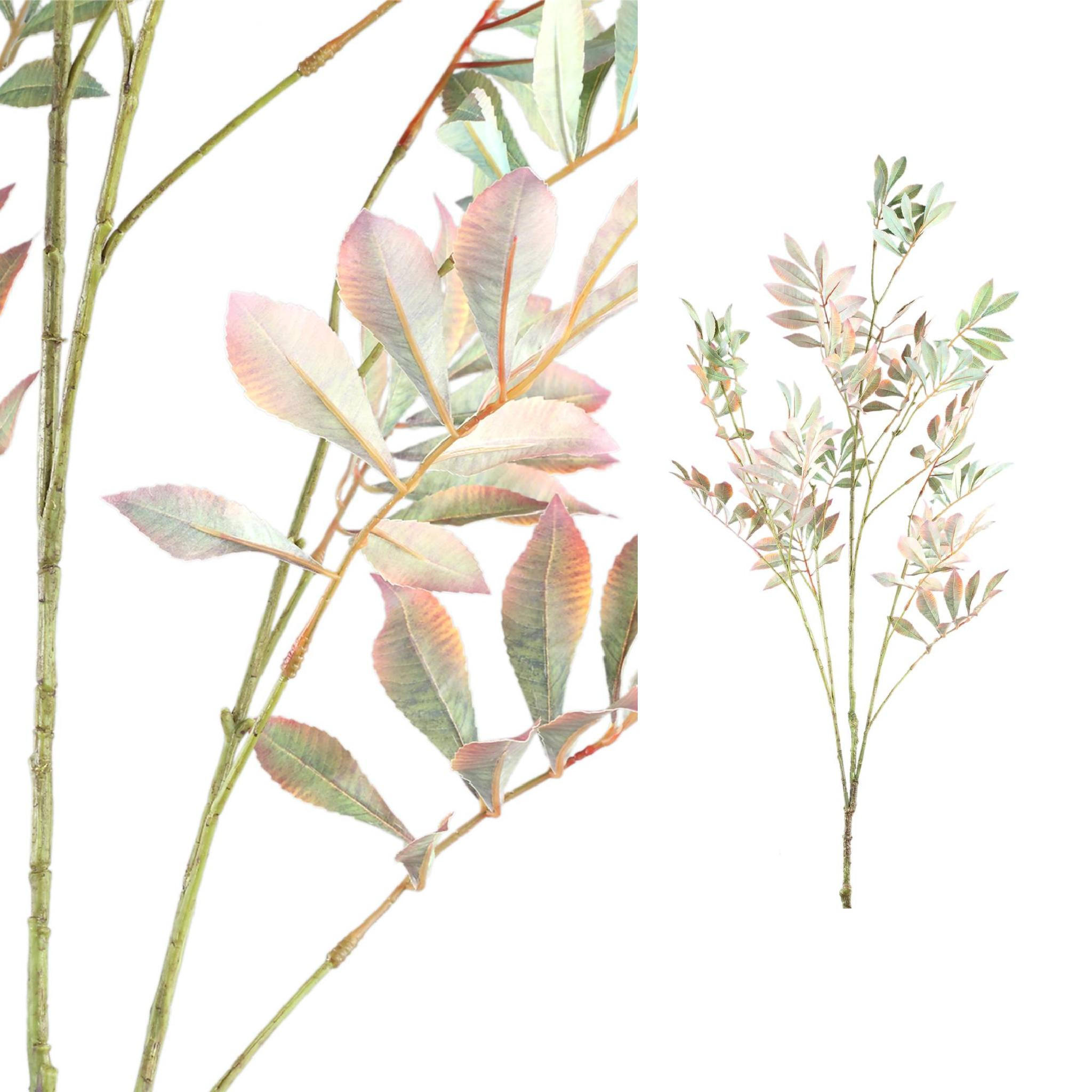 KUNSTBLATT Leaves Grün 91/58/124cm - Grün, Kunststoff (58/124/91cm) - PTMD Collection