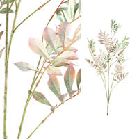 KUNSTBLATT Leaves Grün 91/58/124cm - Grün, Kunststoff (58/124/91cm) - PTMD Collection