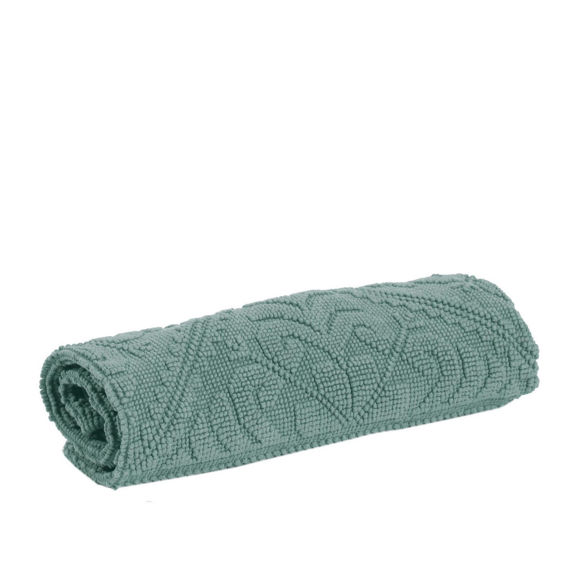 BADEMATTE Enzo graugrün 54 x 110 cm - Grün, Textil (54/110cm) - Vivaraise