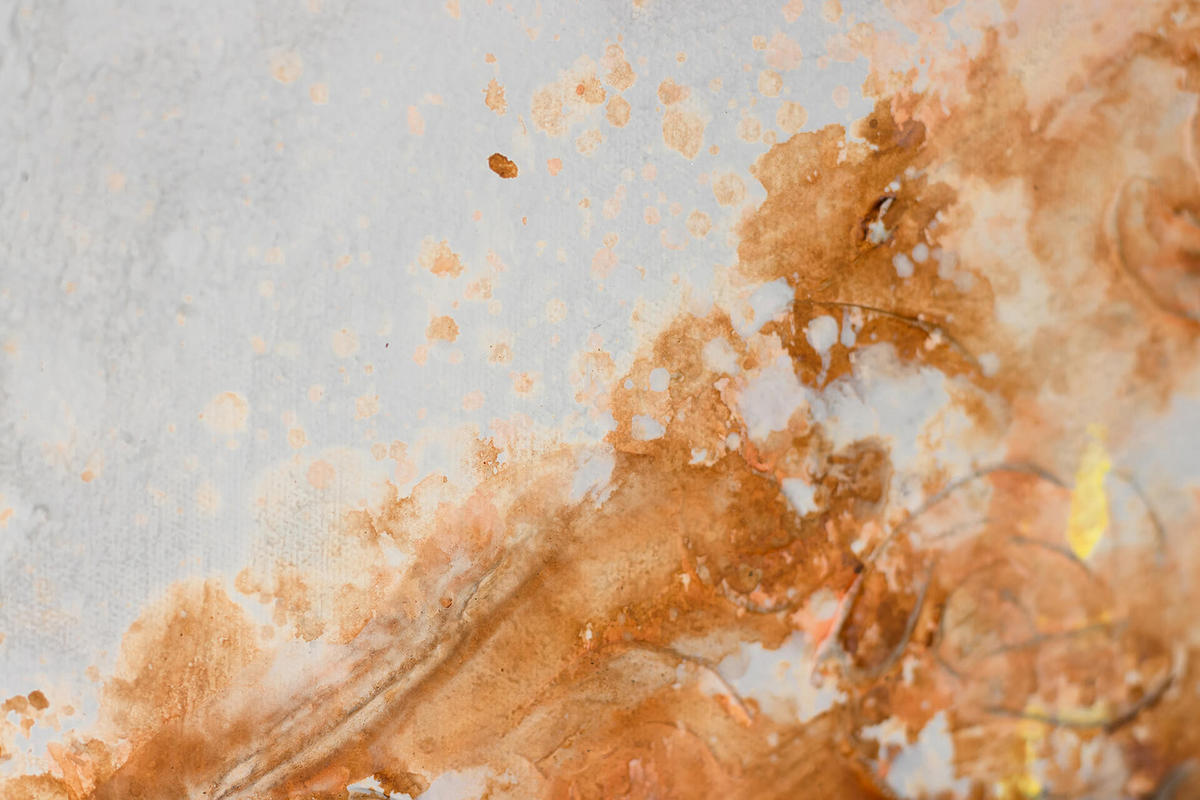 ACRYLBILD HANDGEMALT 90/60 cm - Pink/Grau, Holz/Textil (90/60cm) - KUNSTLOFT