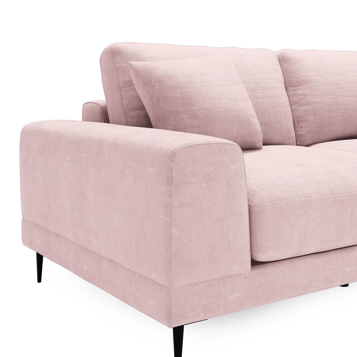 3-SITZER SOFA - Altrosa, Textil (243/92/103cm) - home24