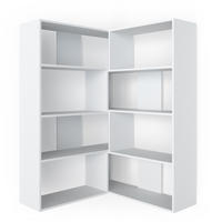 ECKREGAL Laine Weiß 170 x 142.4 cm - Weiß, Holzwerkstoff (170/142.4/29.6cm) - Vicco