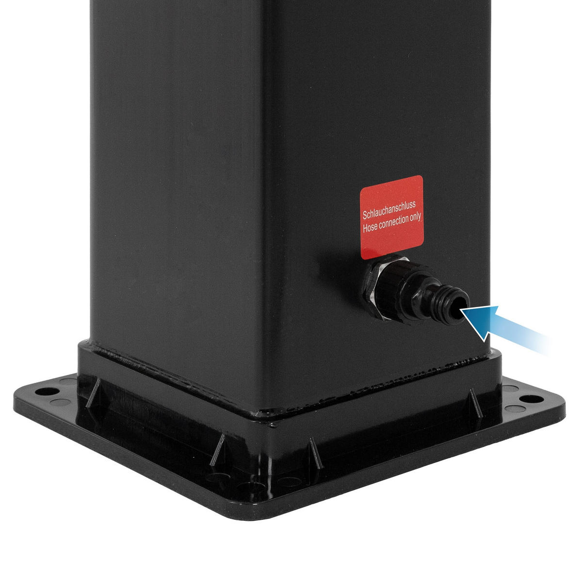 SOLARDUSCHE - Silberfarben, Kunststoff (20/217/50cm) - ML-DESIGN