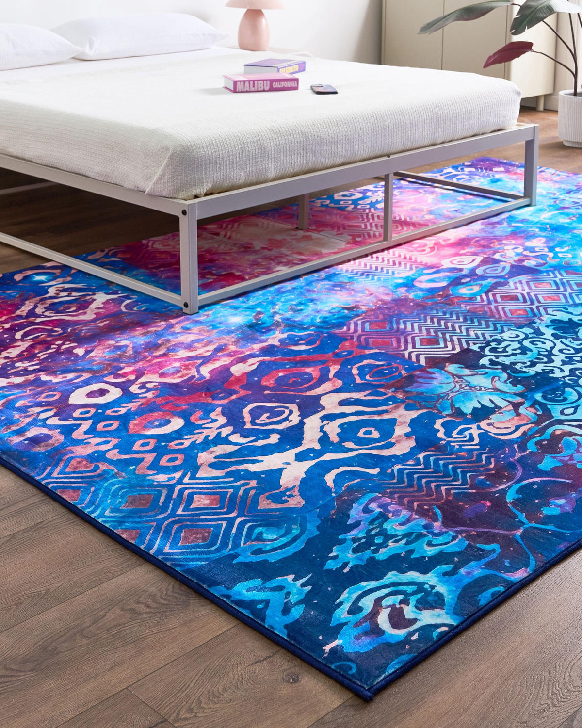 KOBEREC Barevný 200/300 cm Orvella - různobarevná, textil (200/300cm) - Beliani