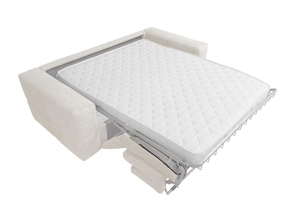 SCHLAFSOFA - 4 Personen - stoff - beige Issoro - Beige, Textil (235/90/105cm) - Vente-Unique
