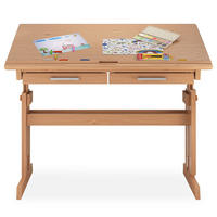 KINDERSCHREIBTISCH OLIVIA - Buchefarben, Holz (109/130/55cm) - IDIMEX