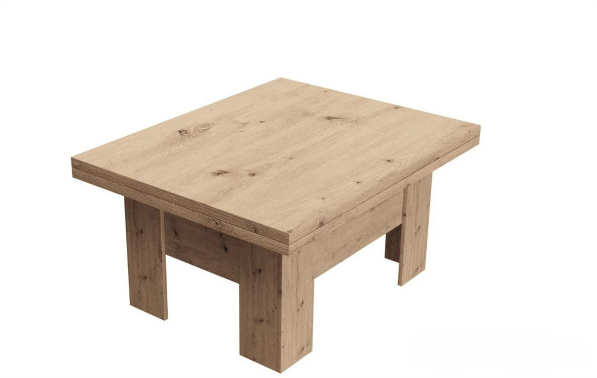 ESSTISCH ROKAR Ausziehbar 100 - 200 / 80 x 78 cm - Eichefarben/Eiche Artisan, Holz (100/80/78cm) - MASSENO