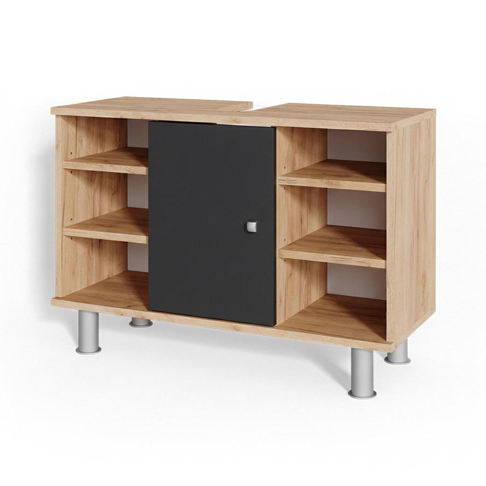 TVÄTTSTÄLLSUNDERSKÅP Fynn antracit 80x54 cm 54/80/32 cm