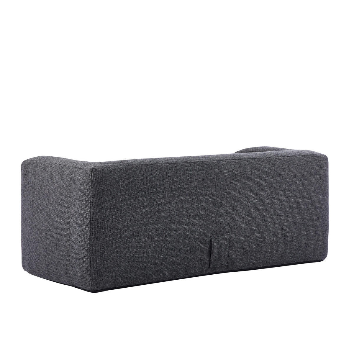 SOFA aufblasbar 2-3 Sitzer - Innen und Außen - Farbe Dunkelgrau - Dunkelgrau, Kunststoff (38.5/45.5/96cm) - Terracotta