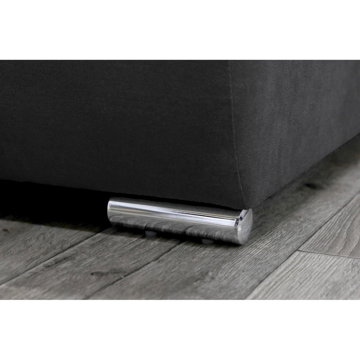 ROZKLÁDACÍ pohovka Draco 3místná, s úložným prostorem, antracitová - antracitová, textil (240/85/110cm) - Beautysofa