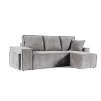 ECKSOFA Grau Colin - Grau, Holzwerkstoff (268/155cm) - Sepro Meble