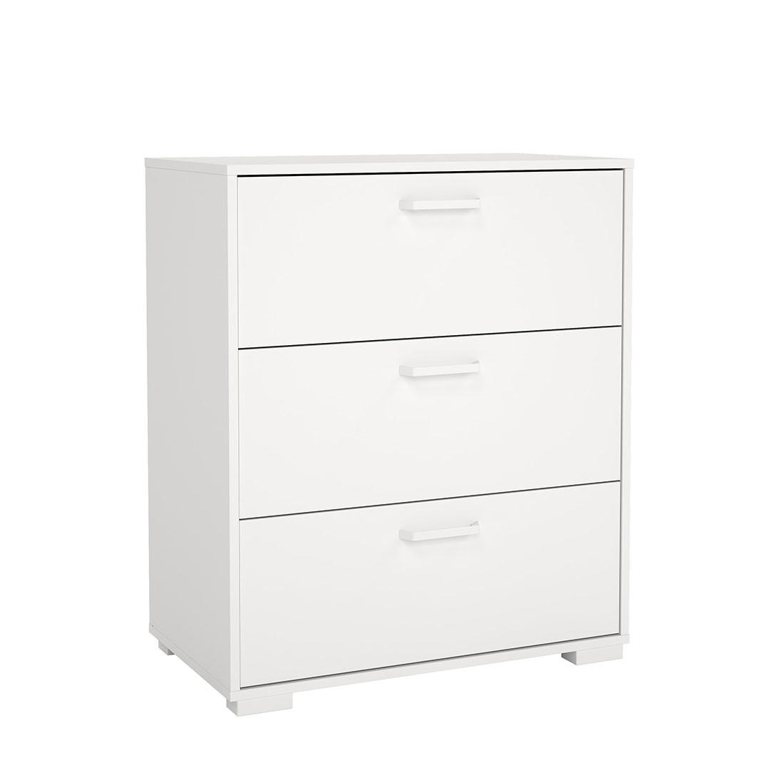 KOMMODE, Sofia, Weiß, Holzwerkstoff, 71 x 40 x 83 cm - Weiß, Holzwerkstoff (71/83/40cm) - ebuy24